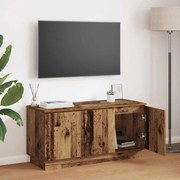 vidaXL Ντουλάπα Τηλεόρασης με LED Παλιό Ξύλο 100 x 38 x 49 εκ.