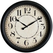Ρολόι Τοίχου ArteLibre Μαύρο Πλαστικό Φ51x5.5cm