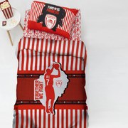 Παπλωματοθήκη Μονή (Σετ 170x250) Palamaiki Olympiacos B.C.
