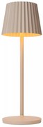 Φωτιστικό Επιτραπέζιο Lucide 27889-02-38 JUSTINE Μπεζ/Κρεμ (Beige/Creme) 2700 K