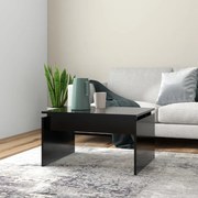 Τραπεζάκι Σαλονιού Μαύρο 68 x 50 x 38 εκ. από Επεξ. Ξύλο 808333