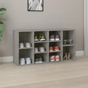vidaXL Παπουτσοθήκη Γκρι Sonoma 103x30x54,5 εκ. από Επεξεργασμένο Ξύλο