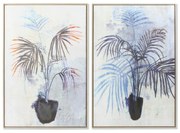 Καμβάς DKD Home Decor πολυστερίνη Καμβάς Εγκαταστήστε