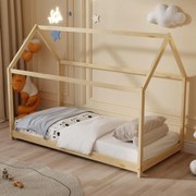 ΚΡΕΒΑΤΙ ΠΑΙΔΙΚΟ PEPE  τ.MONTESSORI ΞΥΛΟ ΠΕΥΚΟ ΦΥΣΙΚΟ- 190x90εκ