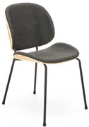 K467 chair natural oak / dark grey DIOMMI V-CH-K/467-KR