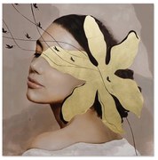 Πίνακας "Γυναικεία Φιγούρα" Καμβάς 80x80x3cm