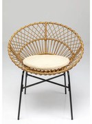 Καρέκλα Bali Καφέ 74x64x82.5εκ - Μπεζ