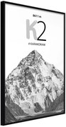 Αφίσα - Peaks of the World: K2 - 40x60 - Μαύρο - Χωρίς πασπαρτού