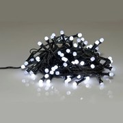 240 LED Milky Λευκό Με Πρόγραμμα Μαύρο Καλώδιο 30m