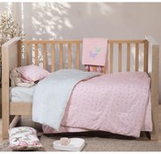 Σετ Σεντόνια Κούνιας 120x170 Wings of Joy Pink 5205495605272