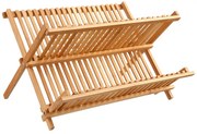 Πιατοθήκη Labon pakoworld bamboo φυσικό 42.5x33.5x25.5εκ