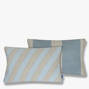 Κάλυμμα Μαξιλαριού ACROSS Κilim W40 x L60 cm 100% Βαμβάκι Γαλάζιο METTE DITMER
