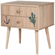 Κομοδίνο Παιδικό City Two Marin 863SPH3534 60x40x61cm Multi