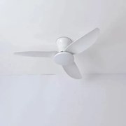 Ανεμιστήρας Οροφής Με Φως Led &amp; Τηλεχειριστήριο 100εκ. Homelighting Windy White 77-50629