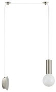 Απλίκα Τοίχου Homelighting Adept Tube 77-8795 Nickel Matt