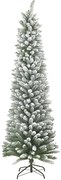 INART Δέντρο XMAS Χιονισμένο PVC 574 Tips Y210cm Λευκό-Πράσινο 2-85-613-0031