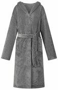 vidaXL Φόρμα Μπάνιου Με Κουκούλα Σκούρο Γκρι s Φανέλα