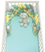 Πάντα Βρεφική Πλεξούδα 6586  Baby Relax - Multi Das Baby 25x150cm Πολυέστερ