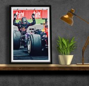 Πόστερ &amp; Κάδρο Sebastian Vettel F016 21x30cm Εκτύπωση Πόστερ (χωρίς κάδρο)