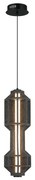 Φωτιστικό Οροφής Κρεμαστό Artisti 4322400 LED 20W 390Lm 17x212cm Anthracite-Black Viokef