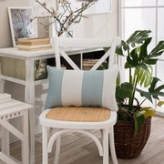 Μαξιλάρι Διακοσμητικό (Με Γέμιση) Gella 08 Light Blue Teoran 30X50 Cotton-Polyester