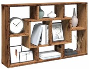 vidaXL Ράφι τοίχου Παλιό ξύλο 85x16x52,5 cm Κατασκευασμένο ξύλο