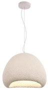 Κρεμαστό Φωτιστικό Οροφής 1xE27 Λευκό Fiberglass Φ30cm 4067-D InLight -4067-D-Λευκό 4067-D