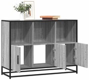 vidaXL Sideboard Γκρι Sonoma 100x35x76 cm Ξύλινο μηχανουργικό ξύλο