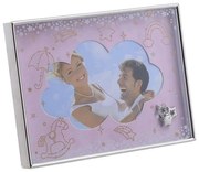 Κορνίζα Παιδική 3-30-056-1775 Pink-Silver 15Χ10 Inart Μέταλλο,Γυαλί