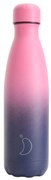 Μπουκάλι Θερμός Original Gradient Chilly's με χωρητικότητα 500ml και διατήρηση θερμοκρασίας 12h ζεστό / 24h κρύο - Pink Navy