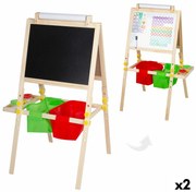 Μαύρος Πίνακας Διπλής Óψεως Colorbaby 57 x 93 x 59 cm x2