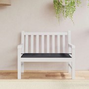 vidaXL Μαξιλάρι Πάγκου Κήπου Μαύρο 120x50x4 εκ. Ύφασμα Oxford
