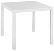 Τραπεζάκι SAHIRA Αλουμινίου Λευκό 80x80x75,5Υ εκ. 80x80x75.5 εκ.