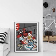 Πόστερ &amp; Κάδρο Deadpools Sneakerbath SNK276 21x30cm Εκτύπωση Πόστερ (χωρίς κάδρο)