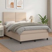 ΚΡΕΒΑΤΙ BOXSPRING ΜΕ ΣΤΡΩΜΑ ΚΑΠΟΥΤΣΙΝΟ 140X190ΕΚ.ΑΠΟ ΣΥΝΘ.ΔΕΡΜΑ 3142784