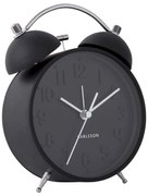 Επιτραπέζιο Ρολόι - Ξυπνητήρι KA5784BK Iconic Black Karlsson Μέταλλο