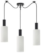 Φωτιστικό Οροφής Τρίφωτο Homelighting 77-8563 Black/White