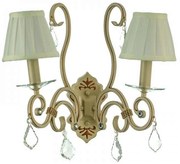 Φωτιστικό Τοίχου-Απλίκα 43308-2 37x41cm 2xΕ14 Beige Inlight