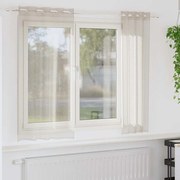 vidaXL Κουρτίνα βυσσινί 2 pcs Άμμος 175 x 140 εκ. Πολυεστέρας