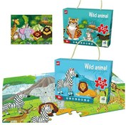 Παιδικό puzzle 100 κομματιών - Wild Animal - 61006