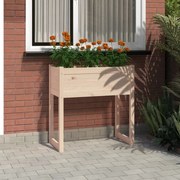 Ζαρντινιέρα 78x40x81 εκ. από Μασίφ Ξύλο Πεύκου 822132