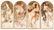 Αναπαραγωγή The Seasons (1897), Alfons Mucha