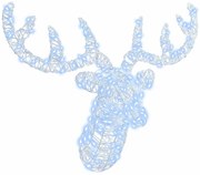 vidaXL Κεφάλι Ράντερ Ψυχρό λευκό 60 cm Ακρυλικό