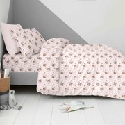 Σεντόνια Παιδικά Little Girl (Σετ 3τμχ) Pink Astron Μονό 175x260cm 100% Πενιέ Βαμβάκι
