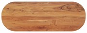 vidaXL Επιφάνεια Τραπεζιού Οβάλ 110x40x2,5 εκ. Μασίφ Ξύλο Ακακίας