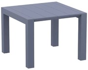 ΕΠΕΚΤ.ΤΡΑΠΕΖΙ ΠΟΛ/ΝΙΟΥ VEGAS 100X100/140εκ. DARK GREY