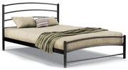 Κρεβάτι Μεταλλικό Κέλλυ Μαύρο, 0.90x200 εκ.