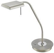 Λάμπα Επιτραπέζια Trio Lighting Bergamo 520910107 Νίκελ Ματ