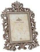 Κορνίζα Σκαλιστή 89739 22,5x2x30cm Silver Polyresin