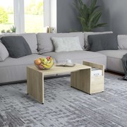 vidaXL Τραπεζάκι Σαλονιού Sonoma Δρυς 90x45x35 εκ. από Μοριοσανίδα